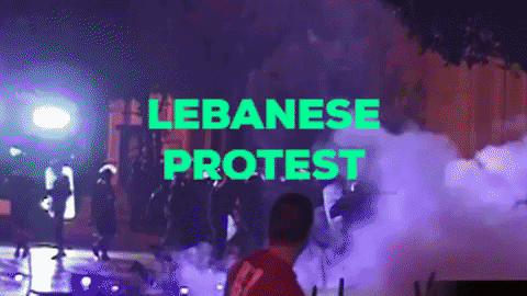 Lebanese Protest Series 17 October GIF