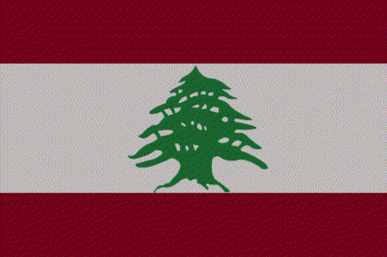 Lebanon Flag Brightness Level GIF