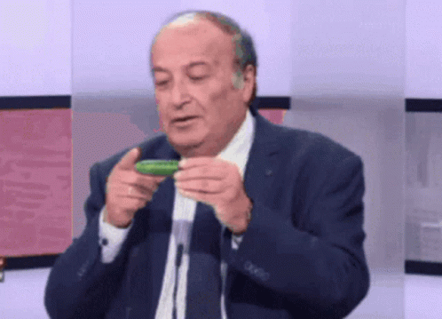 Lebanon Rafik Nasrallah Funny Cucumber GIF