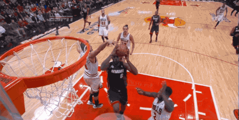 Lebron Flop Missing Layup Shot GIF