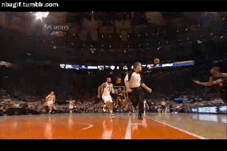 Lebron James Alley Oop GIF