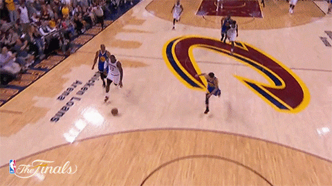 Lebron James Basketball Shaq Dunking GIF