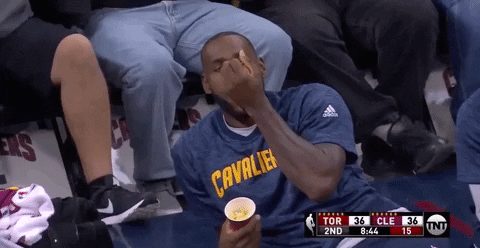 Lebron James Eating Popcorn Meme GIF