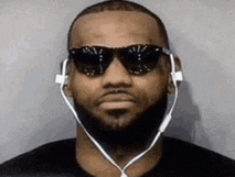Lebron James Le Shades Meme GIF