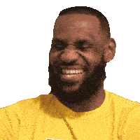 Lebron James Lelaugh Sticker GIF