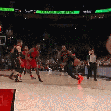 Lebron James Poster Dunk Fast Speed GIF