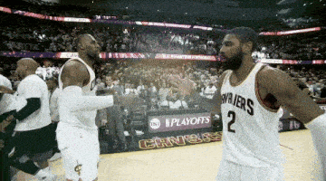 Lebron Kyrie Handshake Dap Up Gif GIF