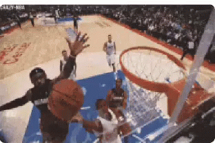 Lebron Missing Dunk Ball Grabbing GIF