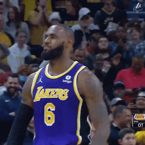 Lebron Missing Dunk Screams Facing Crowd GIF