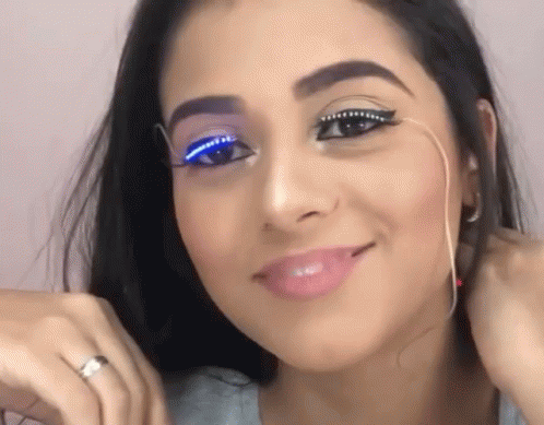 Led Fake Eyelashes GIF