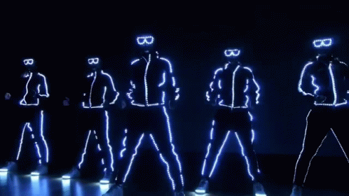 Led Light Dance Crew GIF
