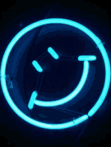 Led Light Smiley Flashing Colors GIF