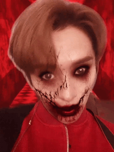 Lee Know Skz Zombie Filter GIF