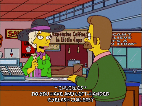Left Handed Shop Of Ned Flanders GIF