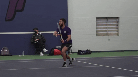 Lefty Guy Got Skill In Tennis GIF