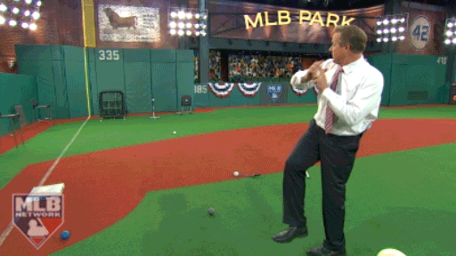 Lefty Guy Throws Ball GIF
