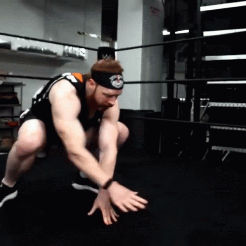 Leg Day Exercises Sheamus GIF