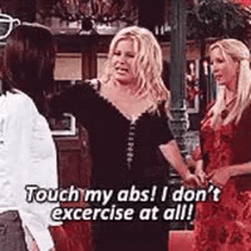 Legally Blonde Jennifer Coolidge Touch My Abs GIF