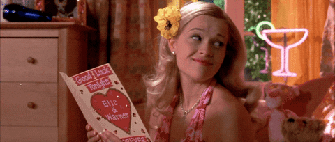 Legally Blonde Reese Witherspoon Flying Kiss GIF