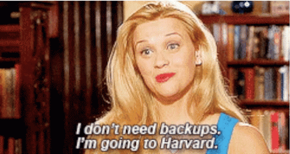 Legally Blonde Reese Witherspoon I Dont Need Backups GIF