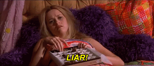 Legally Blonde Reese Witherspoon Liar GIF