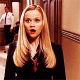 Legally Blonde Reese Witherspoon Surprise Reaction GIF
