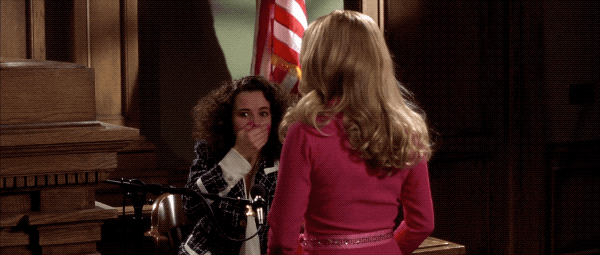 Legally Blonde Shocked Reese Witherspoon GIF