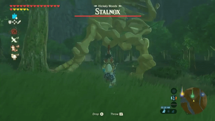 Legend Of Zelda Attacking Stalnox GIF