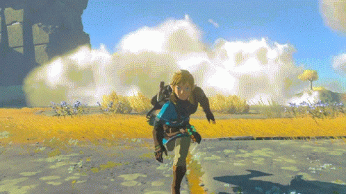 Legend Of Zelda Tears Of The Kingdom Fast Run GIF