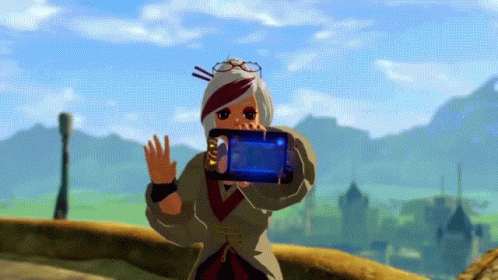 Legend Of Zelda Tears Of The Kingdom Phone Catch GIF