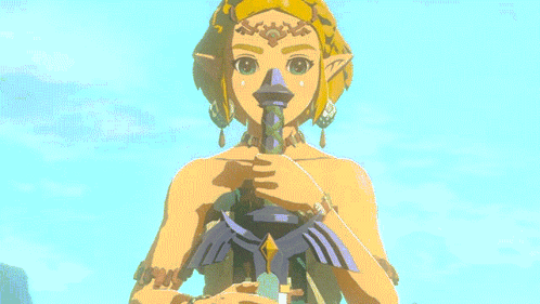 Legend Of Zelda Tears Of The Kingdom Sword GIF