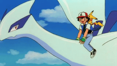 Legendary Pokemon Flying GIF