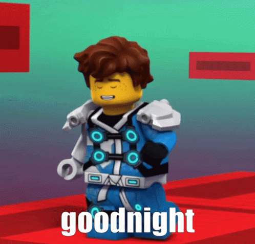 Goodnight Dancing Lego GIF