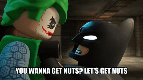 Lego Batman and Joker Get Nuts
