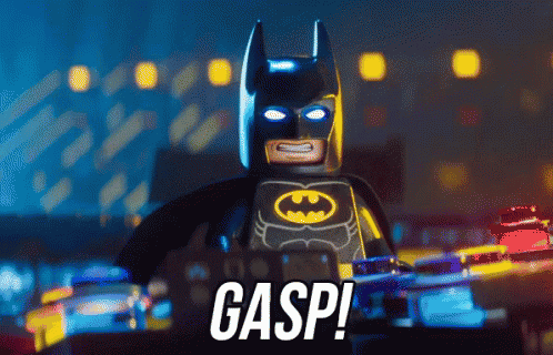 Lego Batman Gasp GIF