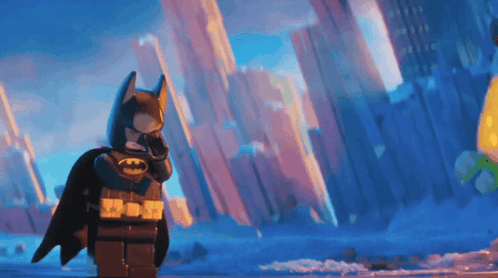 Lego Batman Talking on Phone