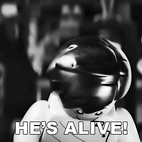 Lego Character Hes Alive GIF
