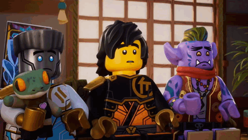 Lego Characters With Letter T GIF