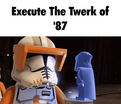 Lego Clone Trooper Saying Execute Twerk Of 87 GIF
