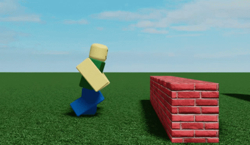 Lego Doing Parkour GIF
