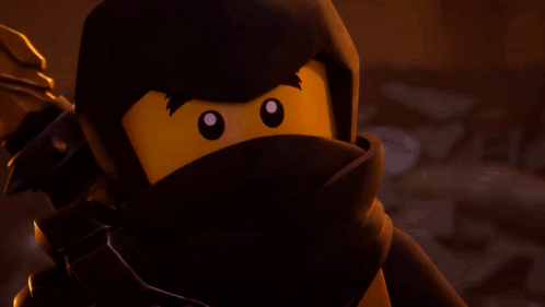 Lego Figure With Sword GIF