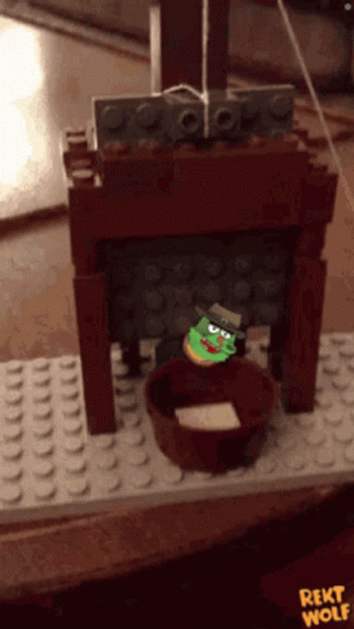 Lego Guillotine  GIF
