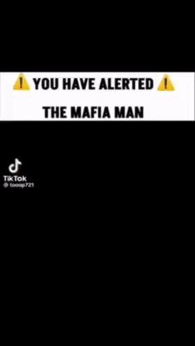 Lego Man in Black Hat Says You Have Alerted the Mafia Man