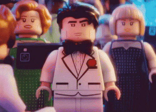 Lego Man in Tuxedo and Bow Tie