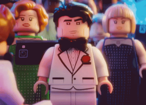 Lego Man in Tuxedo and Bow Tie