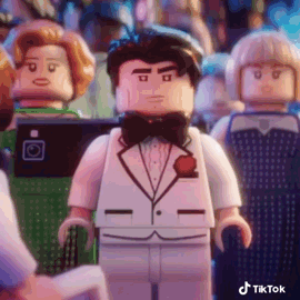 Lego Man in Tuxedo and Bow Tie