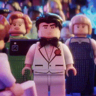 Lego Man in Tuxedo and Bow Tie