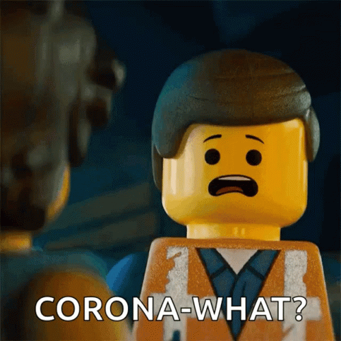 Lego Man Saying Corona What