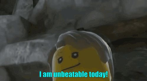 Lego Man Says Bonk With Stars
