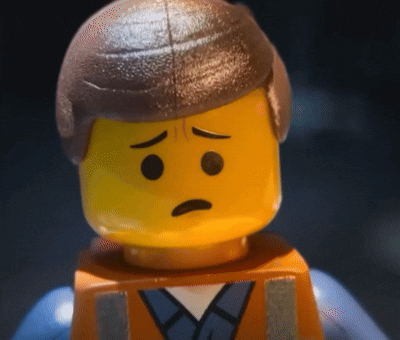 Lego Man With Sad Face